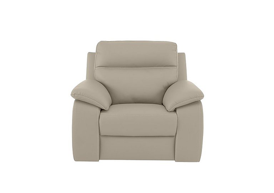 Nicoletti - Pepino Leather Armchair - Cream