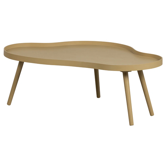 Mae Side Table Organic Oblong Wood Alpaca