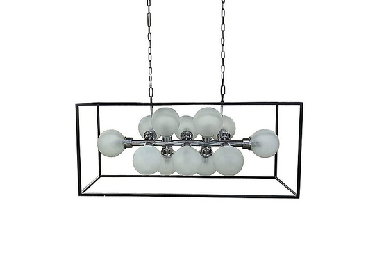 Nova Frosted Cluster 12 Bulb Chandelier