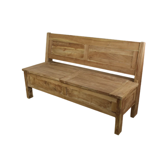 Gunn Wood Storage Hallway Bench