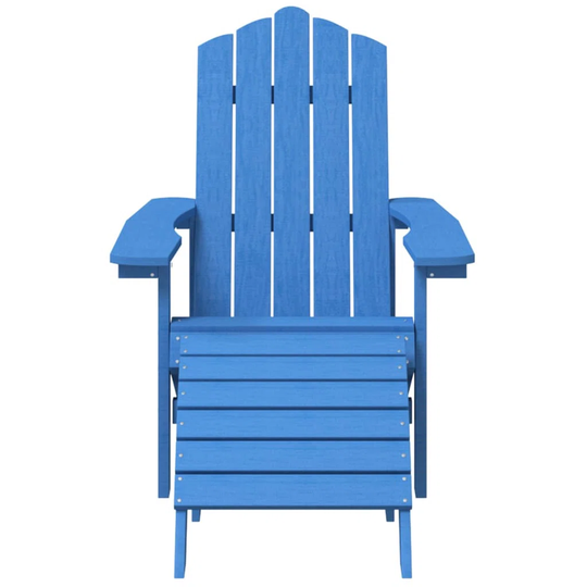 Lundys House of Hampton Garden Adirondack Chair With Ottoman