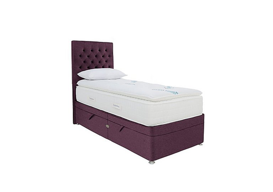 Sleepeezee - Geltouch Advanced 10000 Side-Lift Ottoman Divan Set - Single - Purple