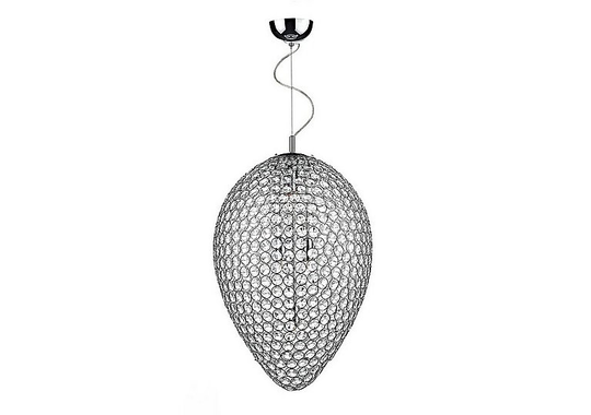 Frost 5 Light Crystal Pendant - Clear