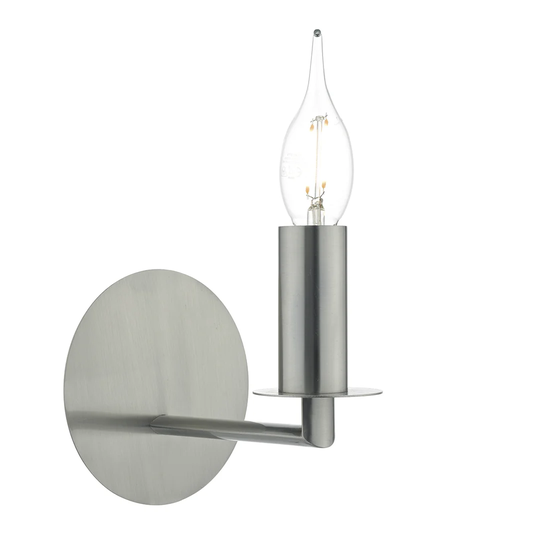 Catlin 1-Light Candle Wall Light