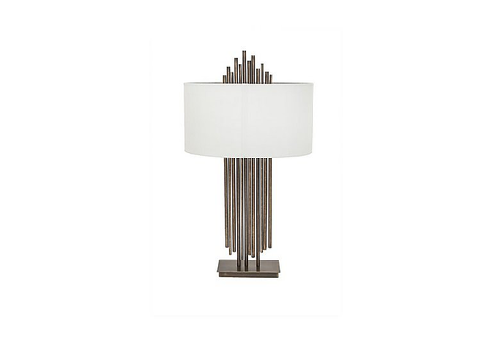 Franz Dark Antique Brass Table Lamp - Bronze