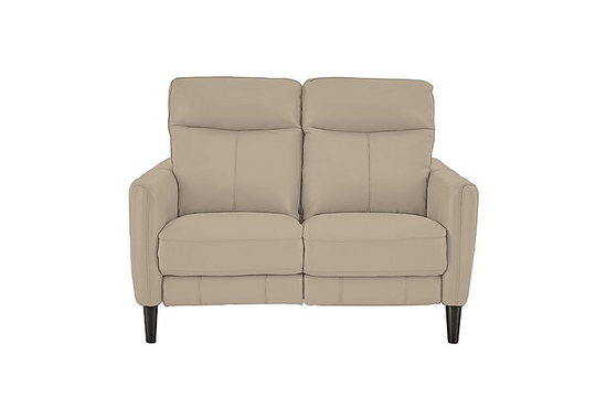 Compact Collection Petit 2 Seater Leather Sofa- World of Leather
