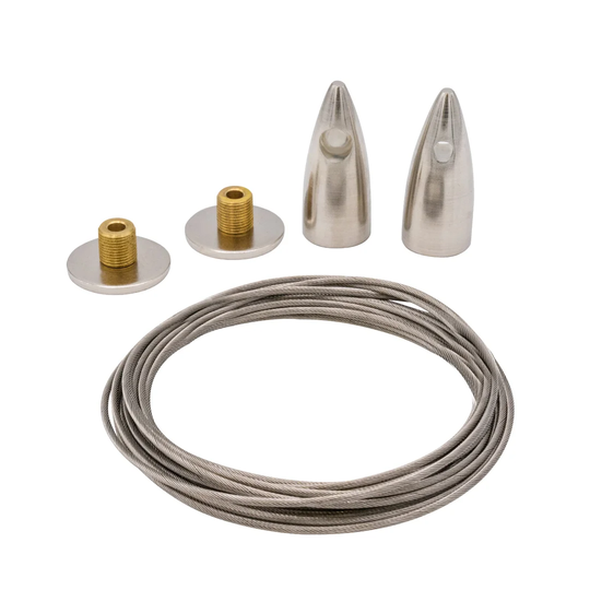 Single Curtain Pole and Hardware Set