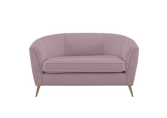 Amelie Boutique 2 Seater Fabric Sofa - Purple
