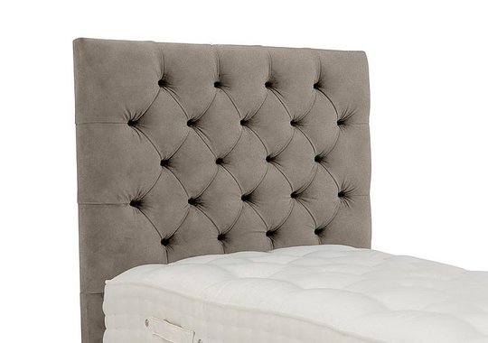 Millbrook - Minley Floor Standing Headboard - Single - Mink