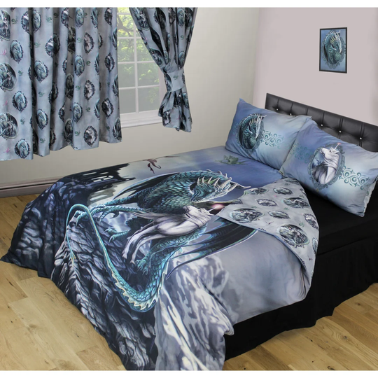 Aaryahi Blue Grey 144 TC Duvet Cover Set