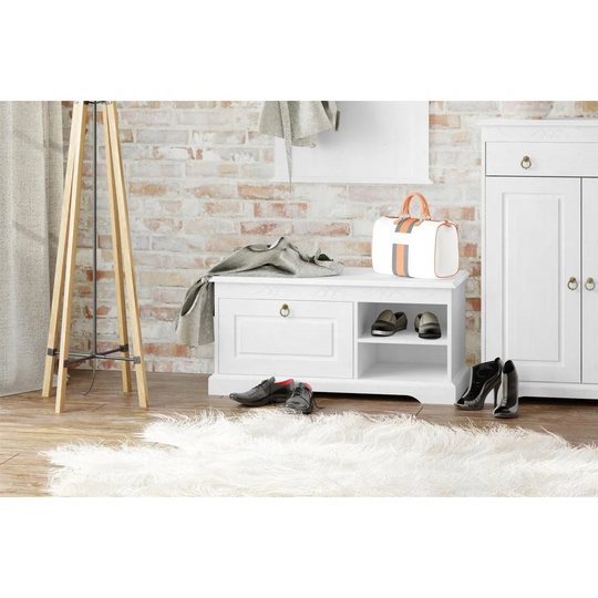 Barbieri Wood Storage Bench