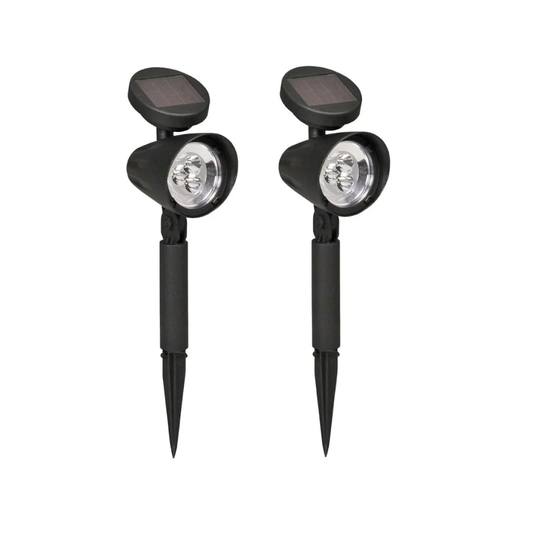 Luxform Solar LED Spot Lights Lazise Black