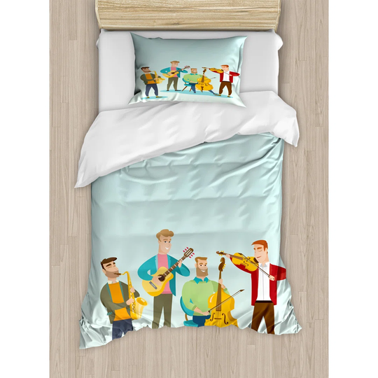 Brazzell 100% Polyester Duvet Cover Set