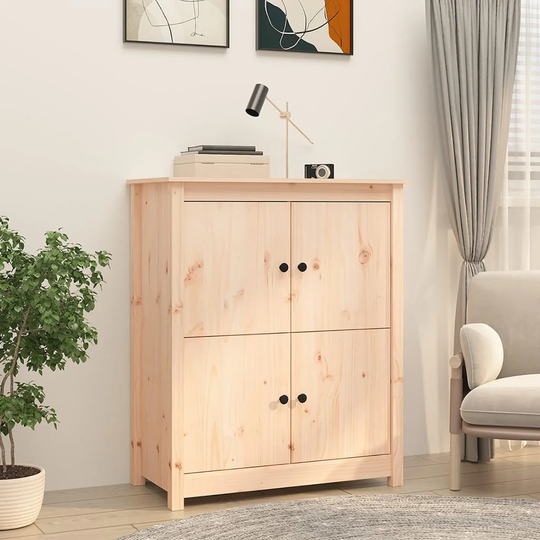 Johnelle 83 Cm Wide Pine Solid Wood Sideboard