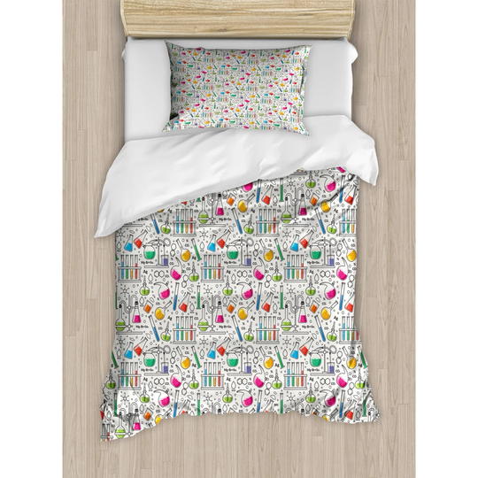Schreiber Multicolour 100% Brushed Microfibre Duvet Cover Set