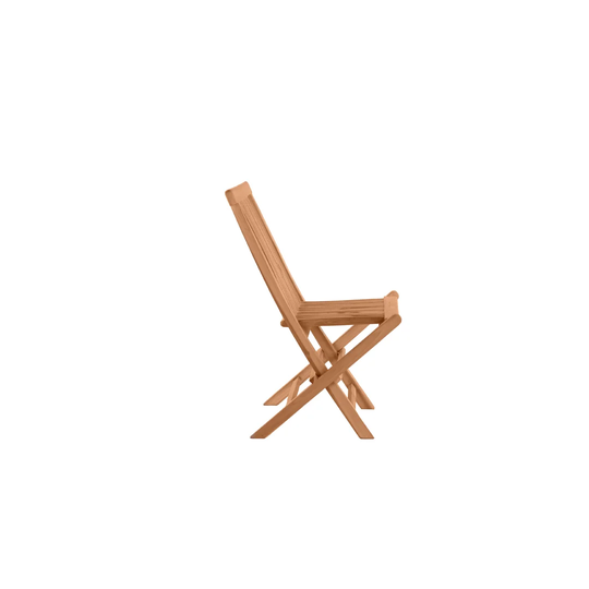 Nealon Folding Teak Patio Dining Chair
