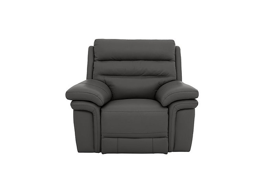 Berlin Leather Chair - Grey