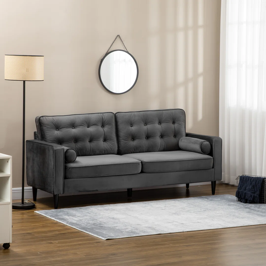 Aitor 204Cm Scroll Arms Sofa