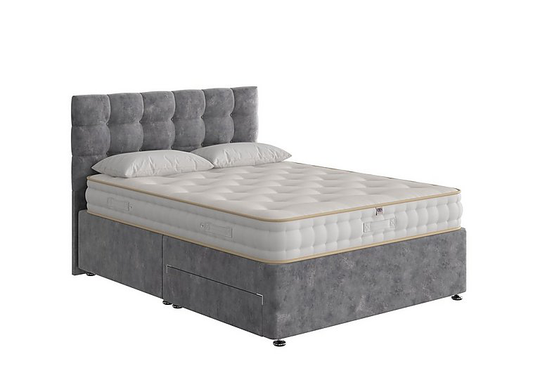 The Handmade Bed Company - Boutique Ortho Divan Set - King Size - Grey