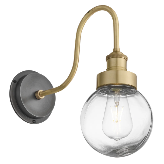 Swan Neck Brass Outdoor Fisherman Light
