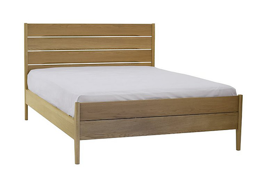 Ercol - Rimini Wooden Bed Frame - Double - Natural