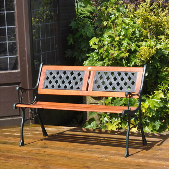 Elvira Cast Iron Bench