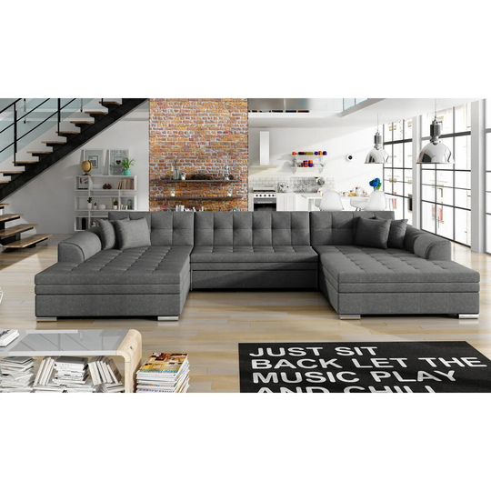 Adrew Universal Reversible Corner Sofa Bed
