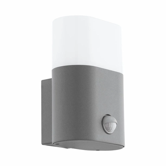 Eglo Outdoor LED Sensor Wall Light Favria 1 x 11W Aluminium Silver