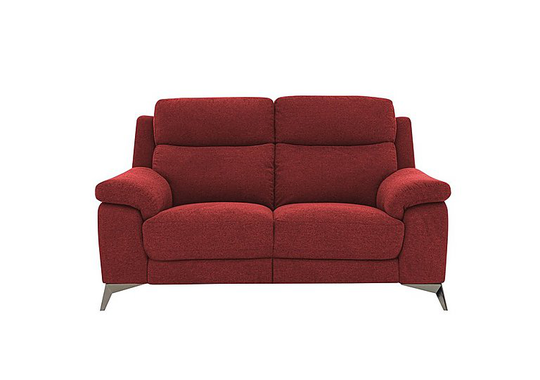 Missouri 2 Seater Fabric Sofa - Red