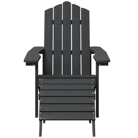 Linco House of Hampton Garden Adirondack Chair With Ottoman