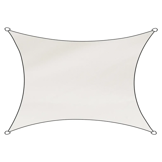 Amarjot 3m x 4m Rectangle Shade Sail