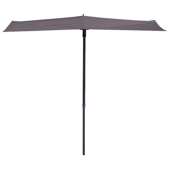 Madison Balcony Parasol Sun Wave 270 x 150cm Taupe