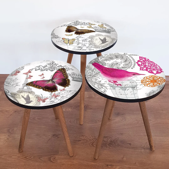 Bak 3 Piece Nest of Tables