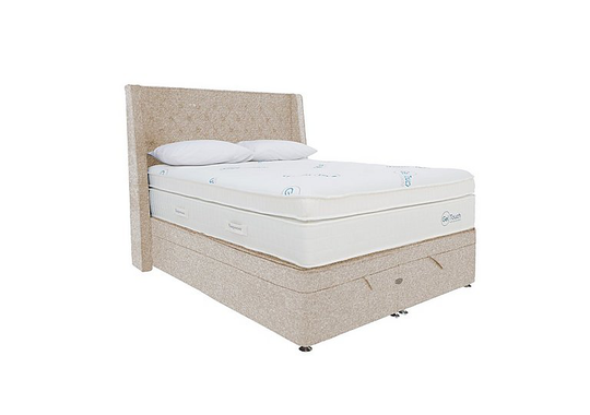 Sleepeezee - Geltouch Advanced 10000 End-Lift Ottoman Divan Set - King Size - Cream
