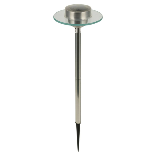 Bozek Silver Integrated LED Metal Pathway Light Pack
