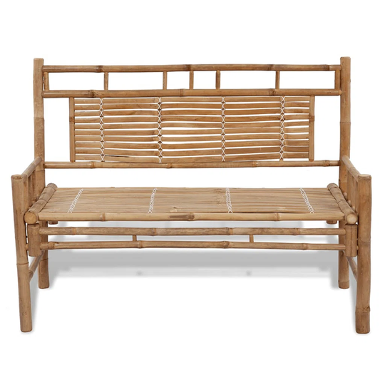 Garden Bench 120 Cm Bamboo