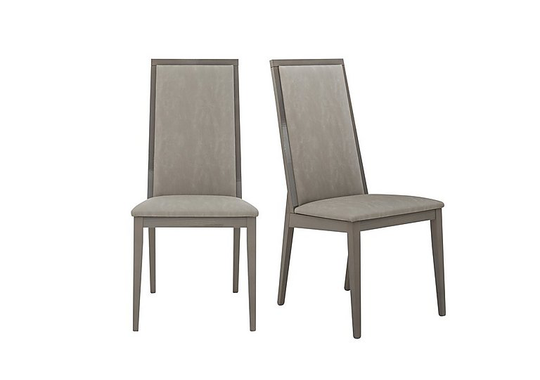 ALF - Movado Pair of Dining Chairs - Grey