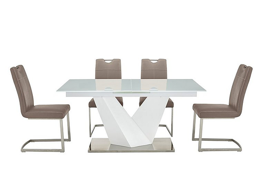 Panama Extending Table and 4 Dining Chairs