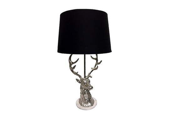 Stag Head Table Lamp