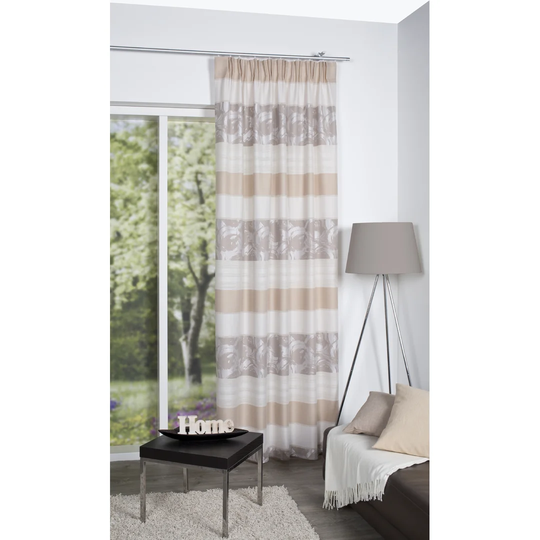 Russel Pinch Pleat Room Darkening Single Curtain