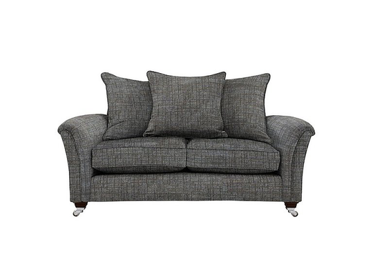 Parker Knoll - Parker Knoll Devonshire 2 Seater Pillow Back Fabric Sofa - Grey