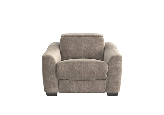 Xavier Fabric Recliner Chair with Power Headrests - Mink
