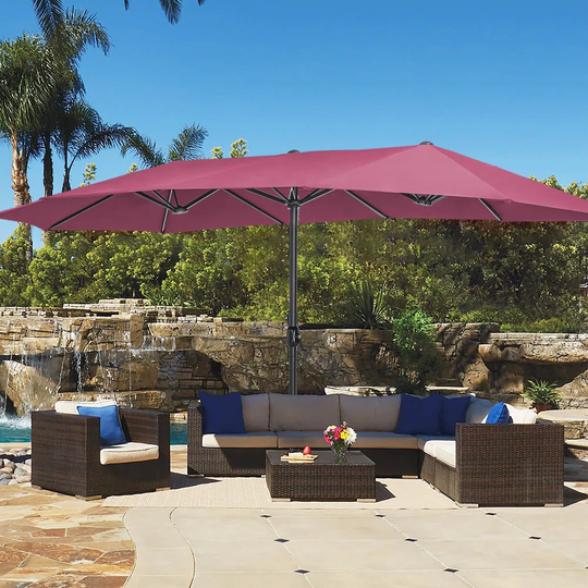 Adal 4.6m x 2.7m Traditional Parasol