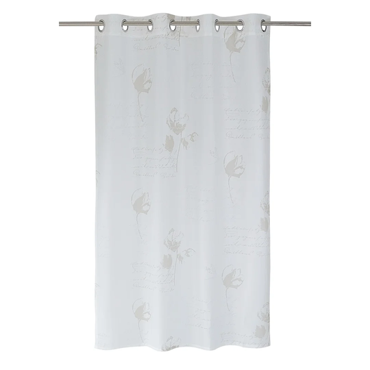 Fontfroide Eyelet Semi Sheer Single Curtain