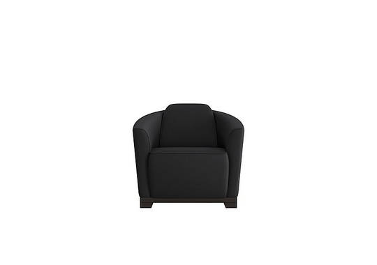 Nicoletti - Ketty Leather Accent Chair - Black