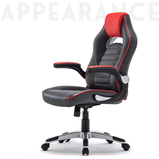 High Back Gaming Chair, Ergonomic Fabric Computer Racing Chair