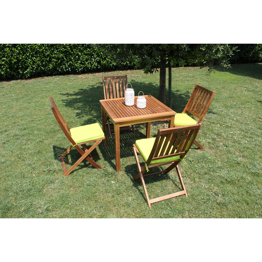 Extli Square 4 - Person 74cm L Dining Table