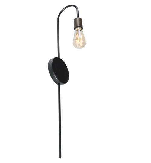 Hocking 1 - Light Black Armed Sconce