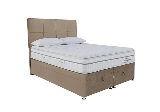 Sleepeezee - Memory Touch 2800 End-lift Ottoman Divan Set - Super King - Beige