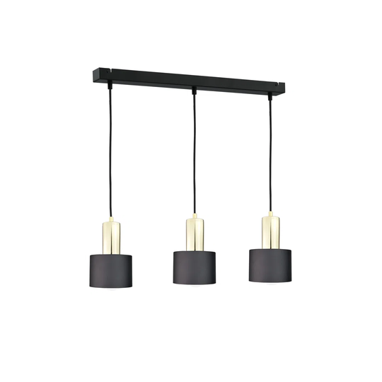 3 - Light Kitchen Island Drum Pendant